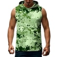 thumbnail image 6 of Men's Workout Hooded Tank Tops Sleeveless Gym Training Hoodies Bodybuilding Muscle Cut Off T Shirt Camo Printed, 6 of 6