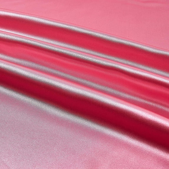 Valentina textile inc Stretch Charmeuse Fabric 60" Inch Wide- for Weddings, Decor, Gowns, Sheets, Costumes, Dresses (25 Yard,Candy Pink)