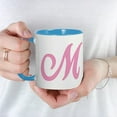 thumbnail image 3 of CafePress - M Initial Mug - 11 oz Ceramic Mug - Novelty Coffee Tea Cup, 3 of 3
