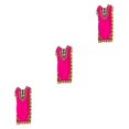 thumbnail image 3 of maskred Robe de Plage Mode Femme Vacances Boho Ethnique Élégante Tunique Ample Rose 3Set, 3 of 6