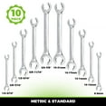 thumbnail image 2 of Juego de llaves para tuercas abocinadas Der Erwachte, 10 piezas, acero CR-V, 2 of 7