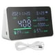 thumbnail image 1 of Monitor de calidad del aire 6 en 1, Detector inteligente de CO2 TVOC HCHO, temperatura del aire, humedad, calidad, Detector de dióxido de carbono, 1 of 8