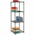 thumbnail image 2 of Nexel 4 Tier Black Epoxy Wire Shelving Starter Unit, 30"W x 24"D x 86"H, 2 of 4