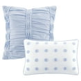thumbnail image 5 of Home Essence Apartment Cotton Jacquard Blue 5-Piece Comforter Set, Twin/Twin XL, 5 of 12