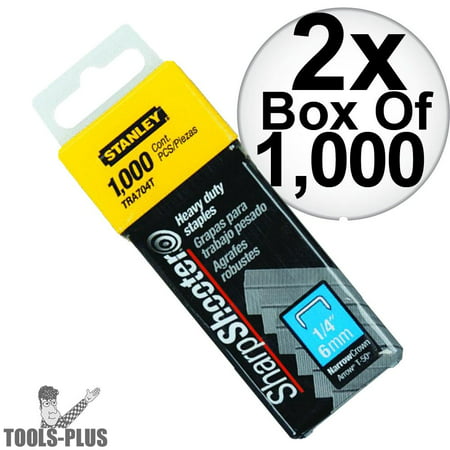 Stanley TRA704T Box of 1000 1/4