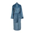 thumbnail image 3 of Women's Plush Velour Bathrobe, Soft Warm Loungewear, Full-Length, X-Large, Lilac, 3 of 10