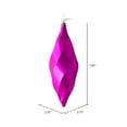 thumbnail image 2 of Vickerman 8" Fuchsia Shiny Swirl Finial Ornament, Pack of 6, 2 of 3