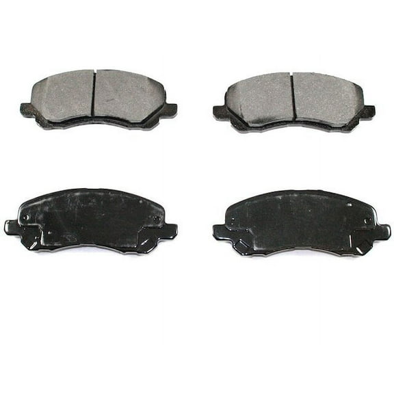 Front Brake Pad Set - Compatible with 2007 - 2017 Jeep Compass 2008 2009 2010 2011 2012 2013 2014 2015 2016