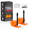thumbnail image 1 of Tubo interior para bicicleta WHEELO TPU 700C × 18-32C, ultraligero, 35 g, paquete de 2, 1 of 7