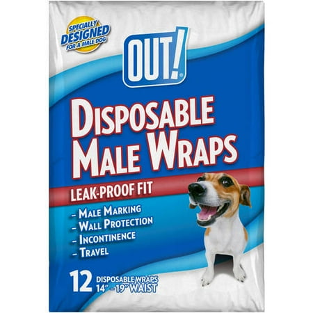 OUT Disposable Male Wraps 12 ct Walmart