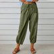 thumbnail image 1 of WILLBEST Pantalones Casuales para Mujer, Cintura Elástica, Corte Holgado, Cómodos, con Bolsillos, para Uso Diario Extra Grande, 1 of 7