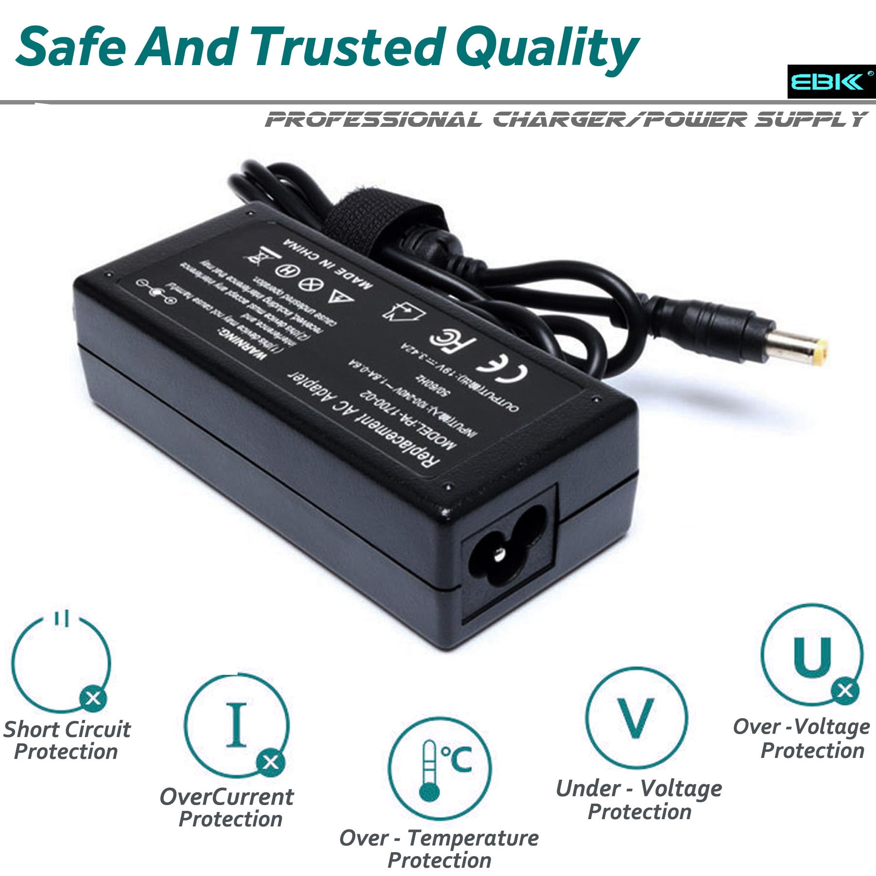 AC Adapter Power Cord Charger for Acer 