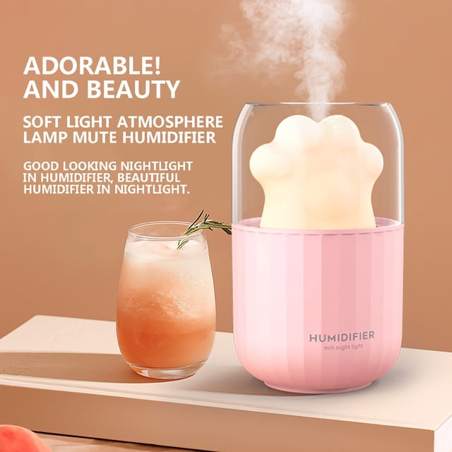 Boovnll Humidifiers for Bedroom, Claw Humidifier Usb Purifier Locomotive Water Replenishment Instrument, Humidifier, Humidifier Large Room, Cool Mist Humidifiers for Bedroom
