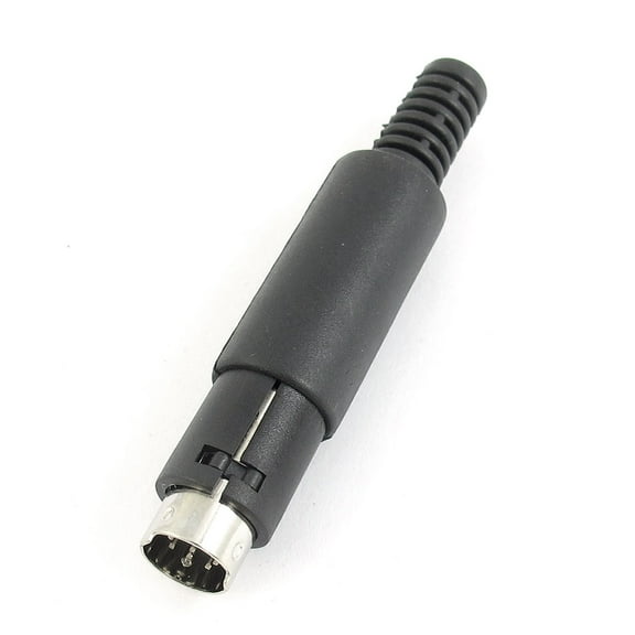 Unique Bargains  DIN 8Pin Male Adapter Connector for 5mm Dia Audio Video Cable