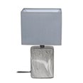 thumbnail image 1 of Ceramic Table Lamp With Shade (Slab Marble) (Gray), 1 of 1