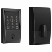 Schlage BE499WBVCEN622 Encode Plus Smart WiFi Deadbolt Lock, Century Trim, Matte Black - Quantity 1
