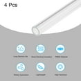 thumbnail image 3 of Acrylic Pipe Clear Rigid Round Tube 4pcs 5mm ID 8mm OD 6" for Lamps and Lanterns, Water Cooling System, 3 of 6