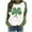 S, variant on YABCSAZ Long Sleeve St Patrick's Day Shirts Women's Irish Sweatshirts Long Sleeve Sequin Shamrock Clover Printed Irish Pullover Casual Loose Oversize Charms Shirts Blouse Paddy's Day Tops