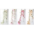 thumbnail image 5 of 2 piezas x 1,8 cm - Guirnalda colgante de flores artificiales color champán con forma de flor de cerezo, hojas de vid, valla familiar, valla para jardín, boda, decoración navideña, 5 of 5