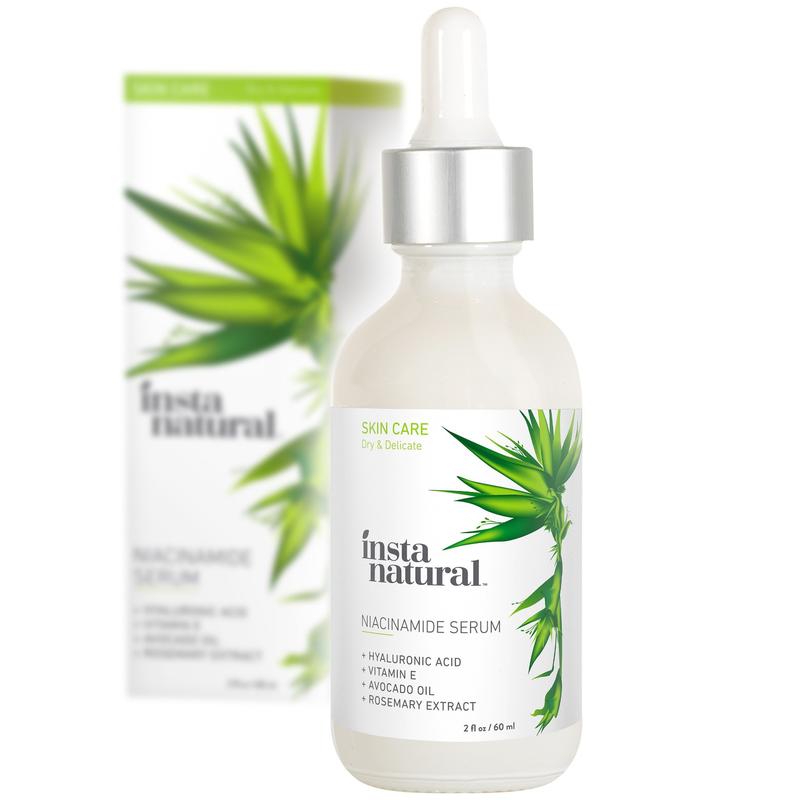 InstaNatural Niacinamide 5 Face Serum for Dry & Sensitive Skin, 2 Oz