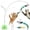 Green, variant on Interactive Cat Toys For Indoor Cats - Automatic Flying Bird Usb Rechargeable Electric Teaser With Sticky Suction Base Smart Motion Activated Self-play Enrichment Bored