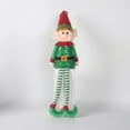 thumbnail image 3 of Christmas Elf Plush Toy - Long Leg Christmas Plush Doll 21.65 Inches/ 55 cm Elf Christmas Doll Standing Plush Toy for Holiday Winter Home Decoration, 3 of 4