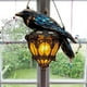thumbnail image 4 of Seyotauo Stained Glass Gothic Raven Lantern - Crow lamp – Spooky Crow on Lamp Window Hanging, Handmade Raven Suncatcher for Halloween Decor Indoor, Dark Academia Gothic Home Party Decoration, 4 of 4