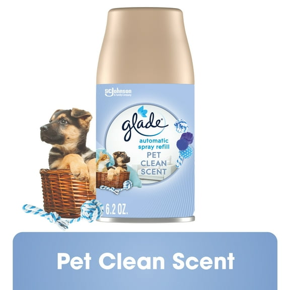 Glade Automatic Spray Refill, Air Freshener, Pet Clean, 6.2 oz