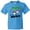 Pacific Blue, variant on Inktastic Turnip the Music Partying Vegetables Youth T-Shirt