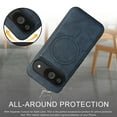 thumbnail image 5 of for Google Pixel 10 Pro XL Case, Premium PU Leather TPU Case, Compatible with Magsafe, Ultra Slim Non-Slip Anti-Scratch Shock-Absorbent Phone Cover for Google Pixel 10 Pro XL, Blue, 5 of 7