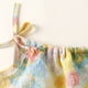 thumbnail image 5 of Odeerbi 1-6 Años Niñas Verano Pijamas Algodón Camisola Tops Pantalones Cortos Suave Floral Ropa de Dormir Dos Piezas Pijama Conjuntos, 5 of 8
