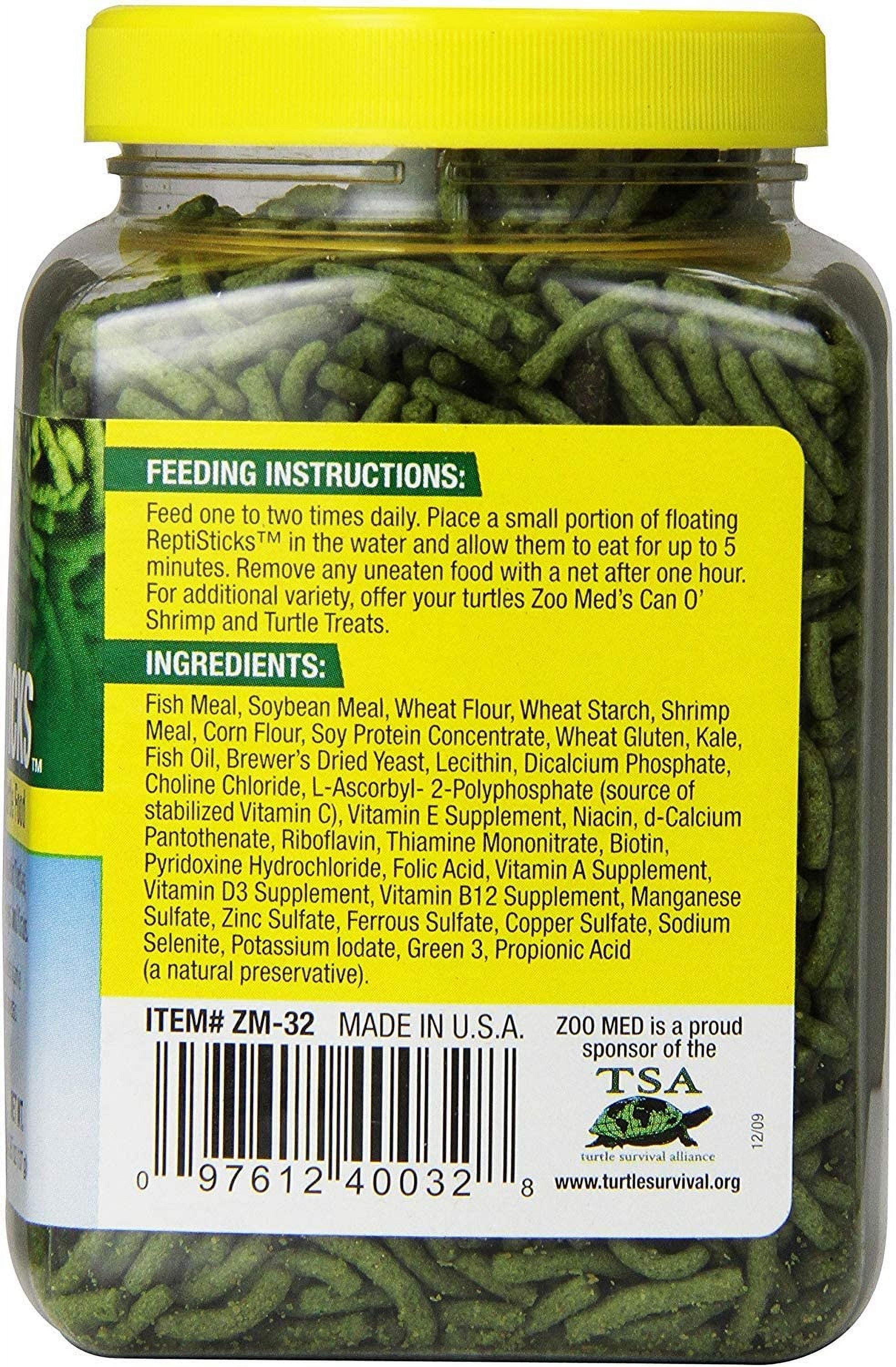 Zoo Med Repti Sticks Floating Aquatic Turtle Food [Reptile Aquatic Turtle Food, Reptile Supplies] 4.85 oz