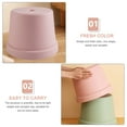 thumbnail image 5 of WRISTBIQUE Kid Furniture Stackable Small Foot Stool for Shoe Changing 1Set 11.8X9.3X8.9In, 5 of 8