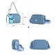 thumbnail image 2 of Bolsa Bandolera Mujer Moda Dama Crossbody Gran Capacidad Color Celeste, 2 of 3
