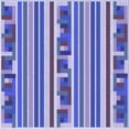thumbnail image 1 of Ahgly Company Machine Washable Indoor Square Transitional Blue Angel Blue Area Rugs, 7' Square, 1 of 7