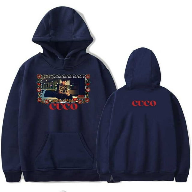 Cuco Inspired 2025 Ridin' Tour Graphic Pullover - Unisex Oversized Casual Long Sleeve Winter Fall/Winter,XS,Navy