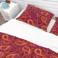 thumbnail image 4 of Designart 'Paisley Indian Pattern' Vintage Duvet Cover Set, 4 of 4