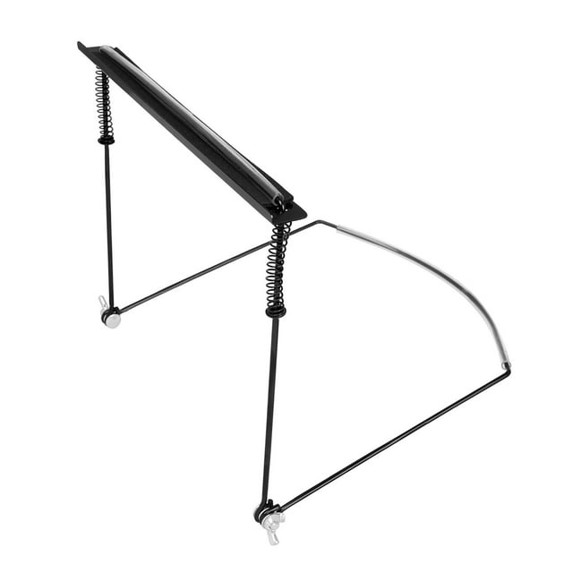 Bunblic 24 Holes Harmonica Neck Holder,Mouth Organ Holder Rack Sturdy Adjustable Accessory Harp Neck Brace for Performance Musicians Black