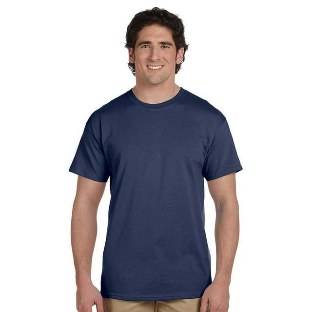 Hanes T-Shirt Col Rond pour Hommes EcoSmart, Marine m