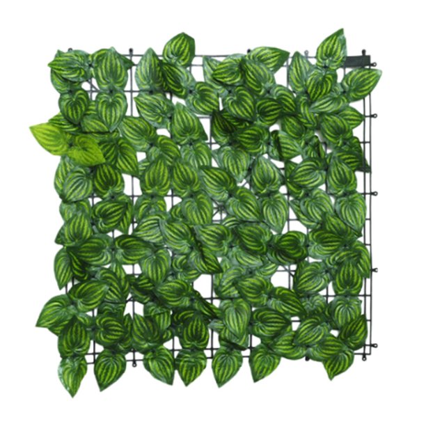 Valla de privacidad Artificial, pantalla de pared, valla de setos artificiales, fácil instalación, telón de fondo de vegetación sintética para Patio y 50x50cm