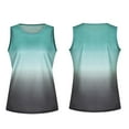 thumbnail image 3 of Viikei Tank Top for Women Sleeveless Tops Plus Size Fashion Casual O-neck Gradient Contrast Color Sleeveless Vest Top, 3 of 7