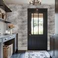 thumbnail image 3 of Peel and Stick Wallpaper 17.7in x 9.8ft Abstract Concrete Texture Gray White Tones Rustic Industrial Contact Paper Vinyl Waterproof Self Adhesive Wall Paper for Bedroom Shelf Cabinet Renter Friendly, 3 of 8