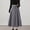 Grey, variant on Women's High Waist Pleated A-Line Midi Skirt, Casual Flared Work Skirt with Pockets, Elegant Solid Skirts for Women Grey XL