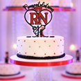 thumbnail image 4 of Cake Topper Aeryourtar felicita a la enfermera enfermera graduada, 4 of 7