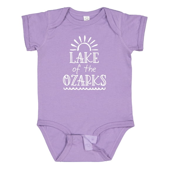 Inktastic Lake of the Ozarks Sun and Lake Boys or Girls Baby Bodysuit