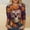 A10Multicolor, variant on Xdegoge Womens Sugar Skull Graphic Tees Long Sleeve Crewneck Casual Tops Day Of The Dead Print Loose Fit Shirts Fall Festival Holiday Novelty Blouses