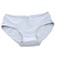 thumbnail image 4 of Ropa interior de mujer Calzoncillos de algodón transpirable Minnieouse color sólido bragas de cintura media sin costuras Azul L, 4 of 6