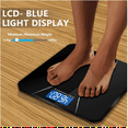 thumbnail image 2 of ZOUYUE Digital Electronic LCD Personal Glass Bathroom Body Weight Weighing Scales 396LB, 2 of 9