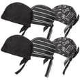 thumbnail image 1 of 6 gorros de chef de cocina unisex para hombre y mujer, gorro de uniforme de chef y camarero, gorro ajustable., 1 of 6