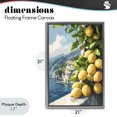 thumbnail image 4 of Stupell Industries Cottage Lemon Terrace Amalfi View Gray Floating Frame Canvas Art, 21 x 31, by Creative Studio, 4 of 8